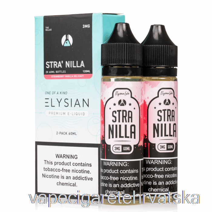 Vape Cigarete Stra'nilla Cake - Elysian Labs - 120ml 3mg